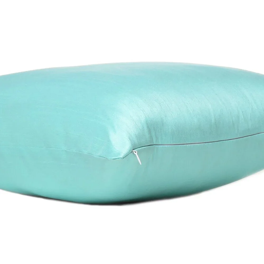 Oussum Poly Dupion Solid Cushion Cover Soft & Silky Cushion Cover for Home Decor